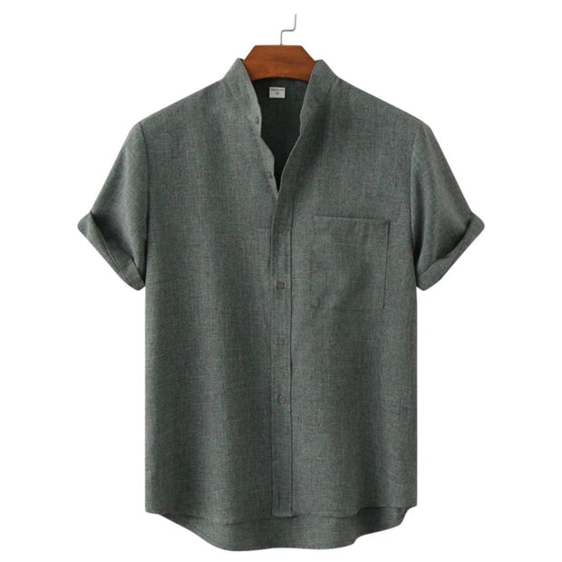 Short Sleeve Linen Shirt