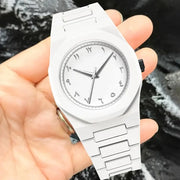 White Arabic Watch
